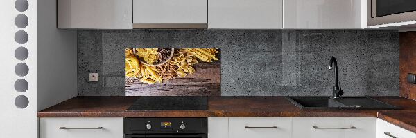 Cooker splashback Mixture of pasta