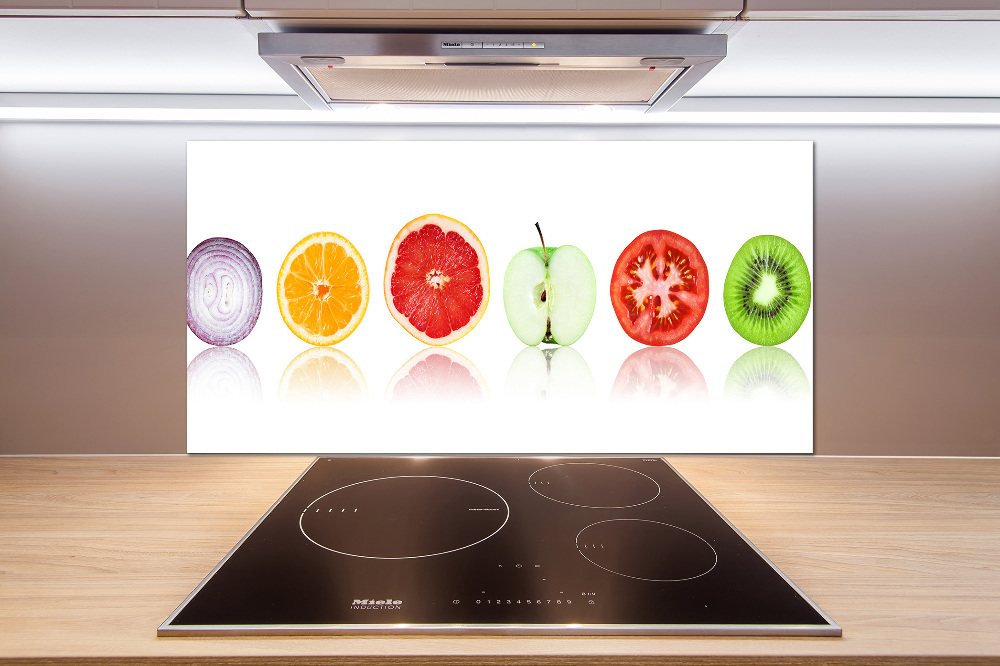 Cooker splashback Fruits and vegetables