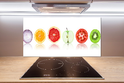 Cooker splashback Fruits and vegetables