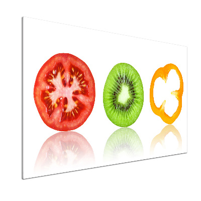 Cooker splashback Fruits and vegetables