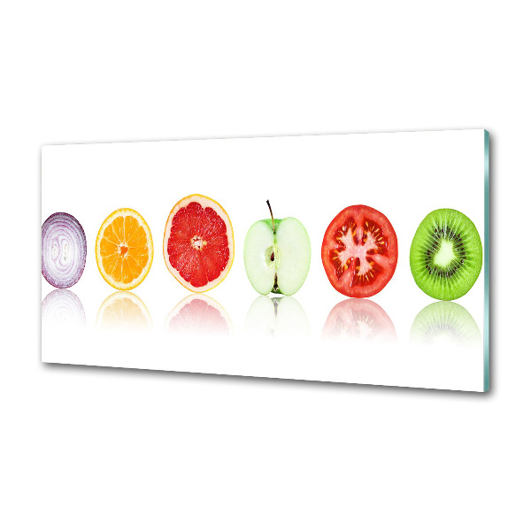 Cooker splashback Fruits and vegetables