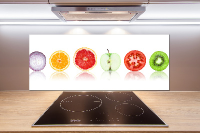 Cooker splashback Fruits and vegetables