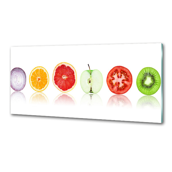 Cooker splashback Fruits and vegetables