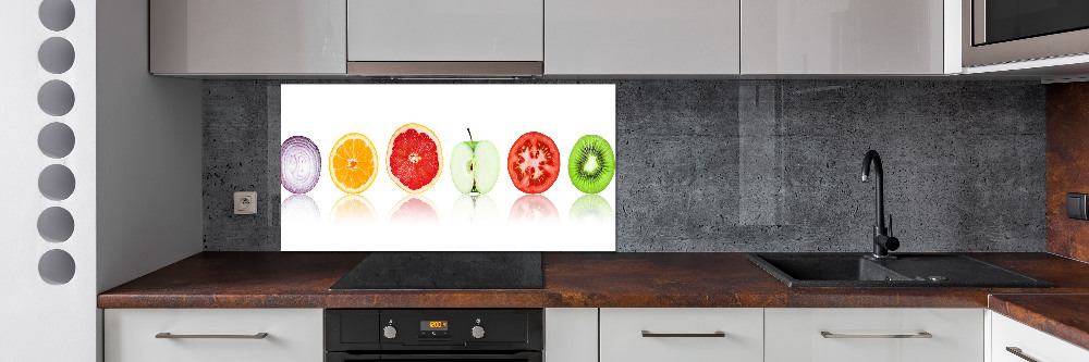 Cooker splashback Fruits and vegetables