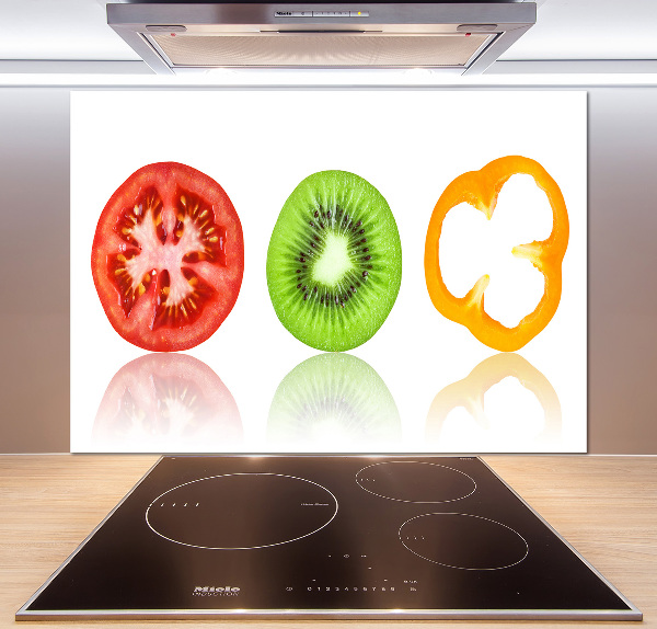 Cooker splashback Fruits and vegetables