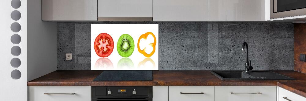 Cooker splashback Fruits and vegetables