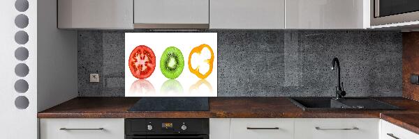 Cooker splashback Fruits and vegetables