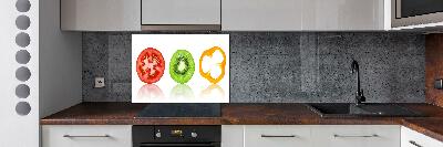 Cooker splashback Fruits and vegetables