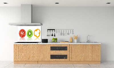 Cooker splashback Fruits and vegetables