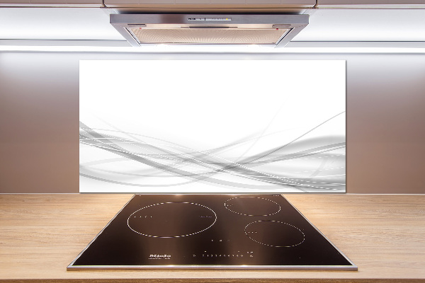 Cooker splashback Wave abstraction