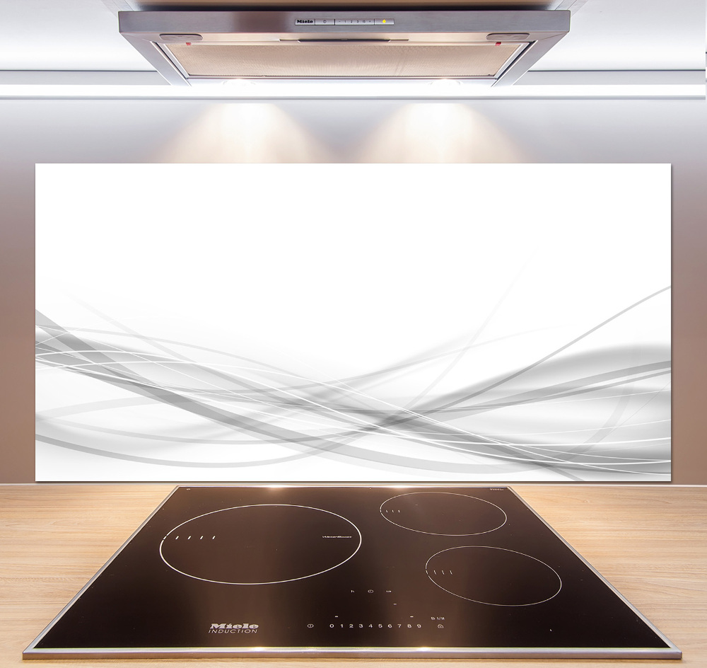 Cooker splashback Wave abstraction