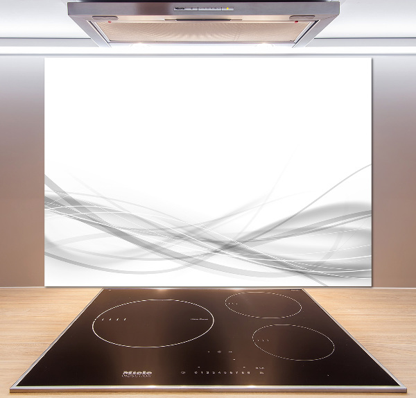 Cooker splashback Wave abstraction