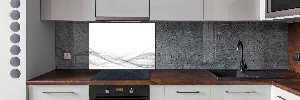 Cooker splashback Wave abstraction