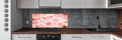 Cooker splashback Floral pattern