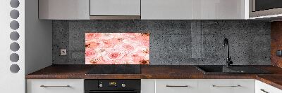 Cooker splashback Floral pattern