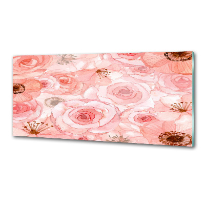 Cooker splashback Floral pattern