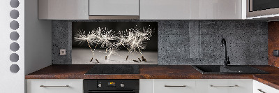 Cooker splashback Dandelion seeds