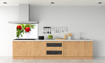 Cooker splashback Fresh vegetables