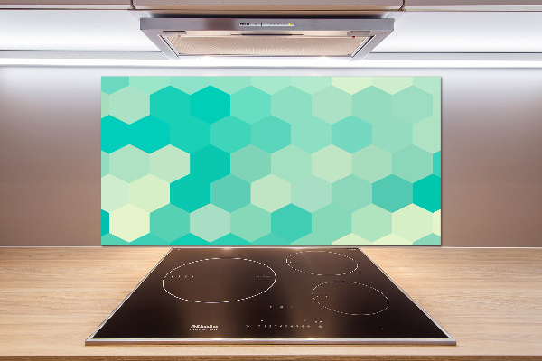 Hob splashback Geometric background