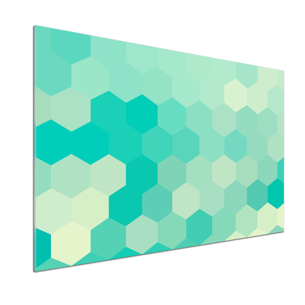 Hob splashback Geometric background