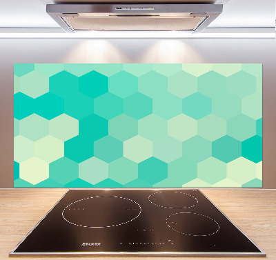 Hob splashback Geometric background