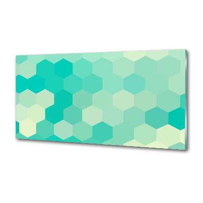 Hob splashback Geometric background