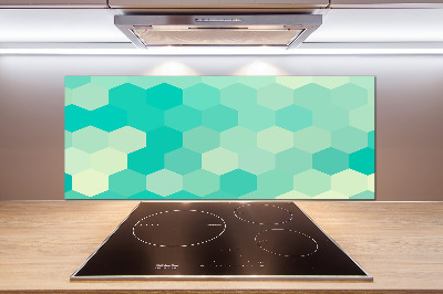 Hob splashback Geometric background