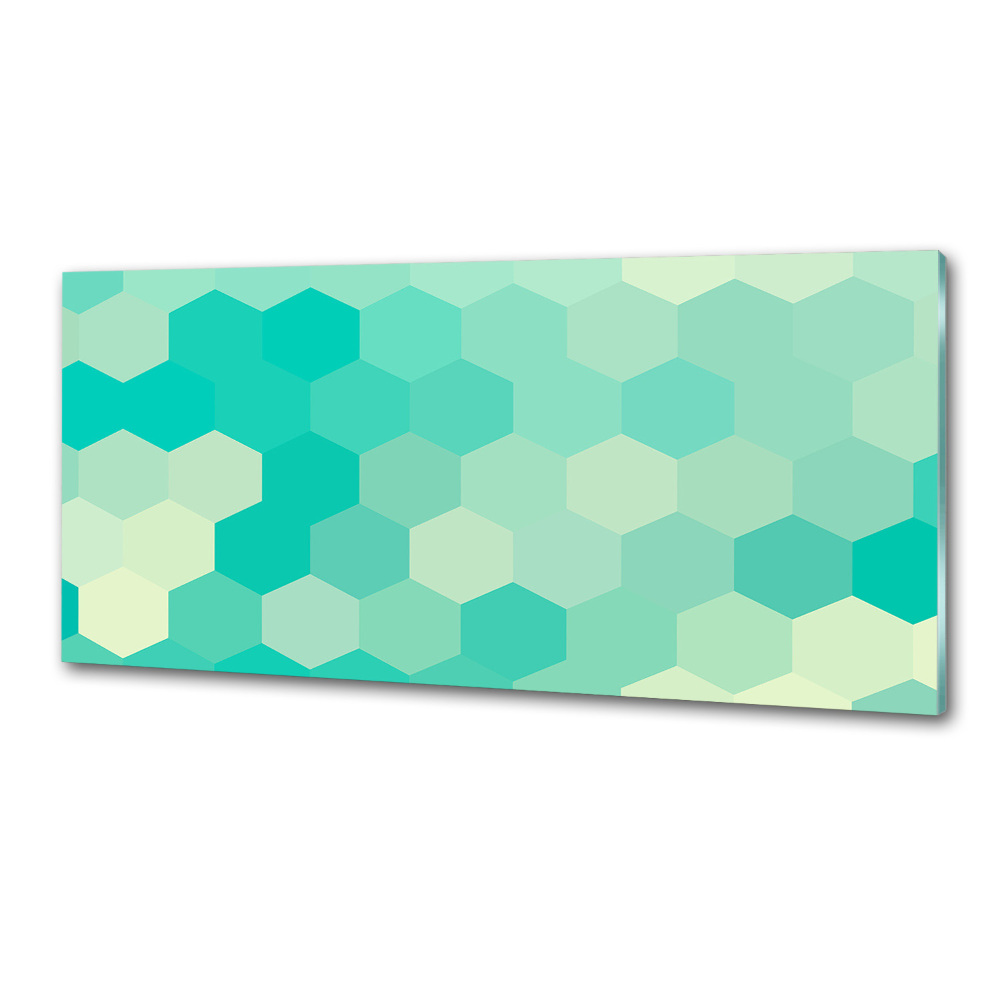 Hob splashback Geometric background