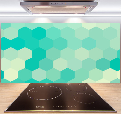 Hob splashback Geometric background