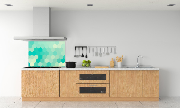 Hob splashback Geometric background