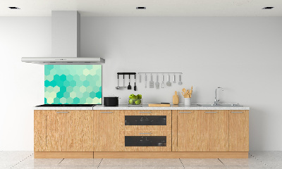 Hob splashback Geometric background