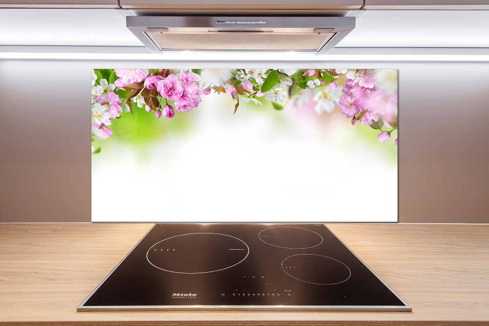 Cooker splashback Spring flowers