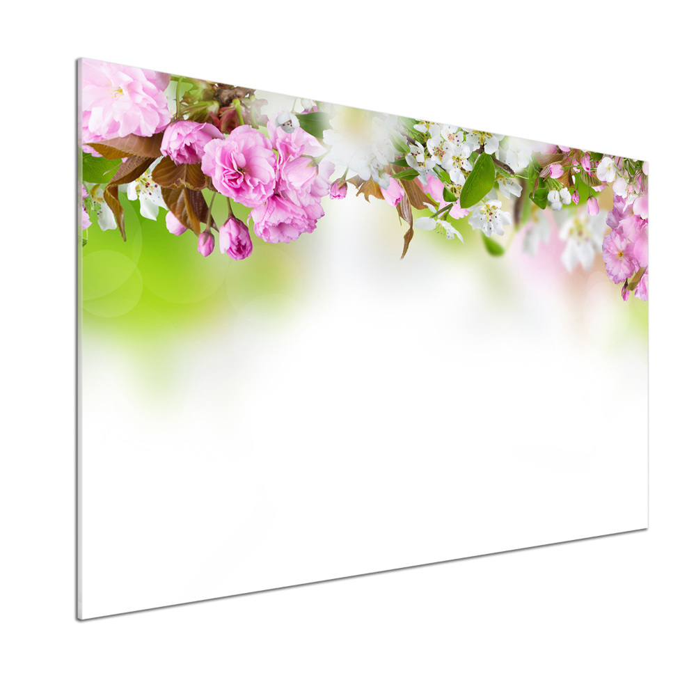 Cooker splashback Spring flowers