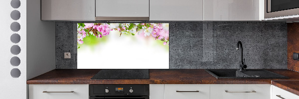 Cooker splashback Spring flowers