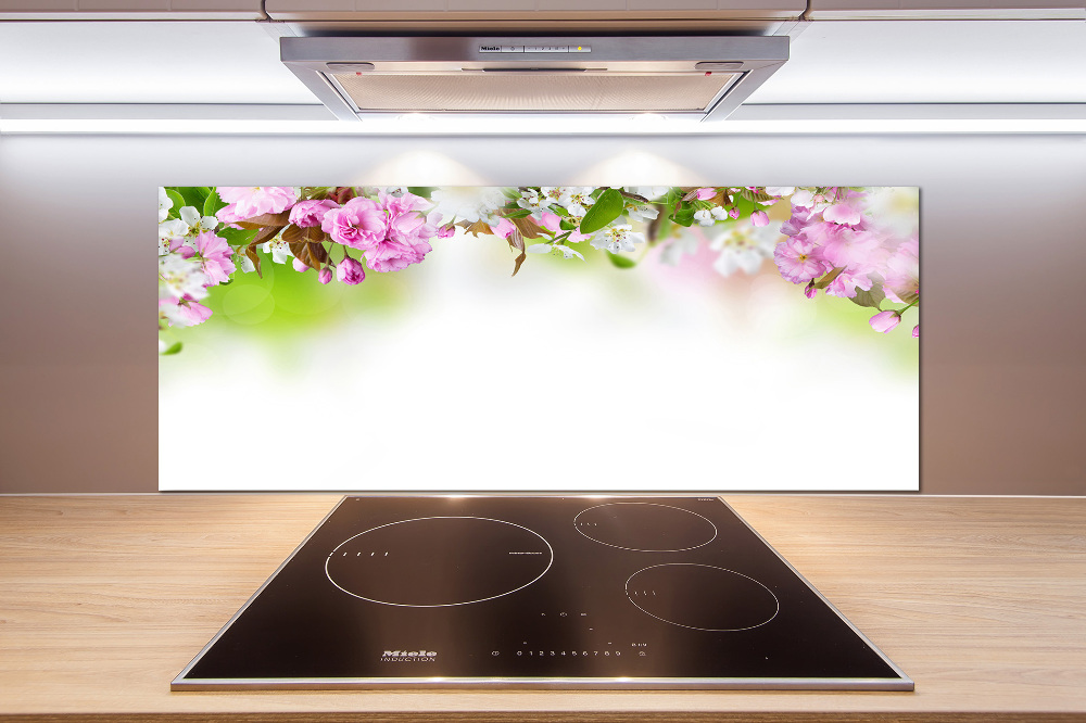 Cooker splashback Spring flowers