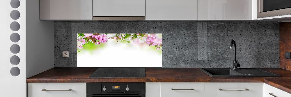 Cooker splashback Spring flowers