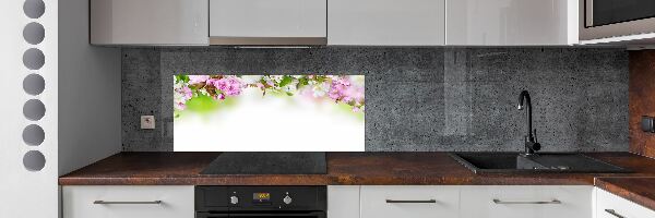 Cooker splashback Spring flowers