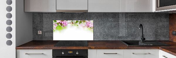 Cooker splashback Spring flowers