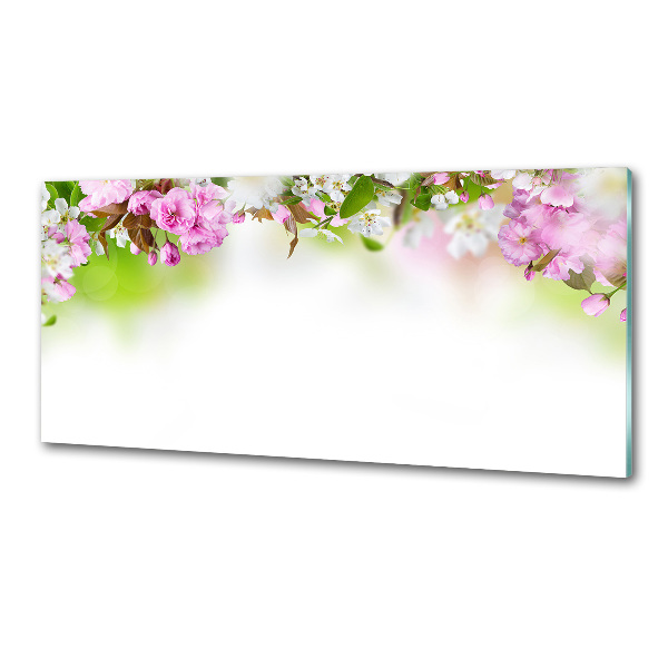 Cooker splashback Spring flowers