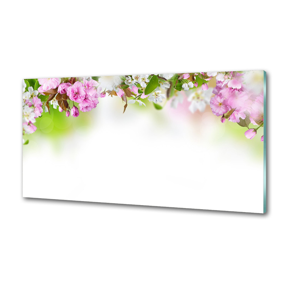 Cooker splashback Spring flowers