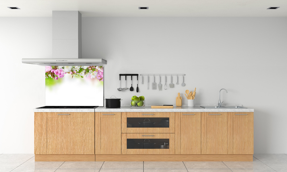 Cooker splashback Spring flowers