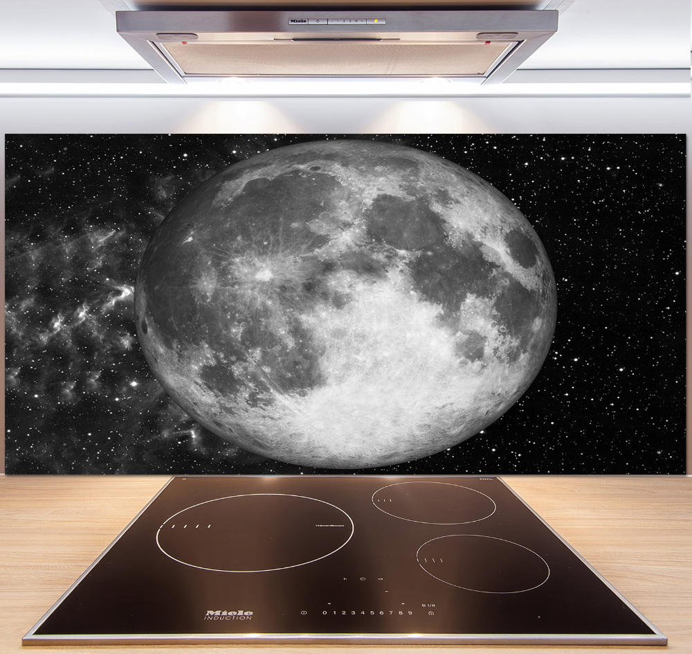 Cooker splashback Moon