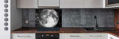 Cooker splashback Moon