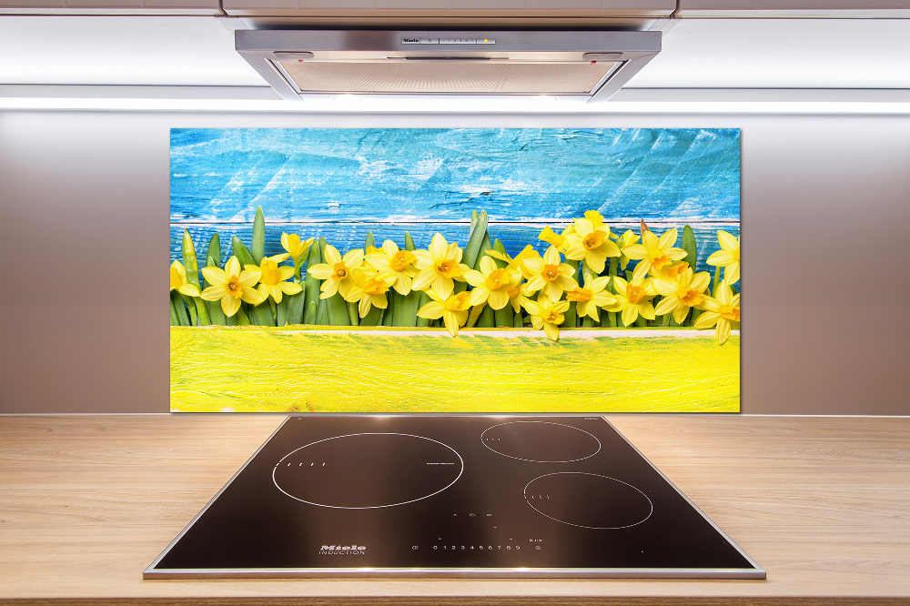 Cooker splashback Daffodil