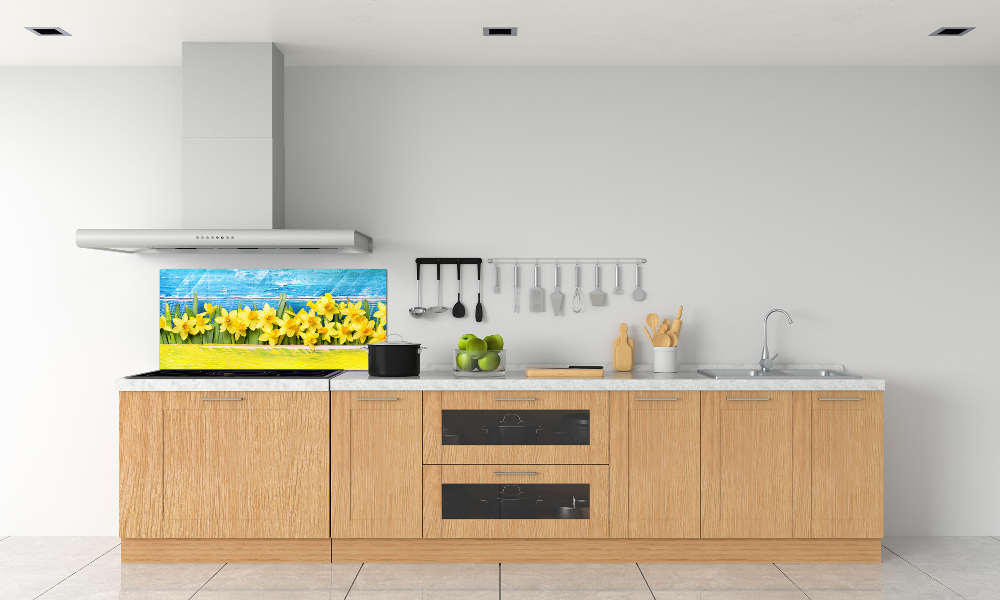 Cooker splashback Daffodil