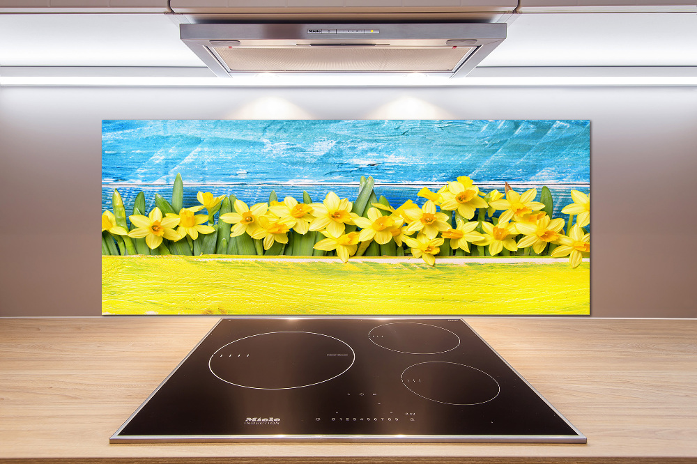 Cooker splashback Daffodil