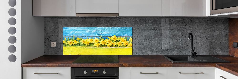 Cooker splashback Daffodil