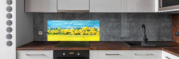 Cooker splashback Daffodil