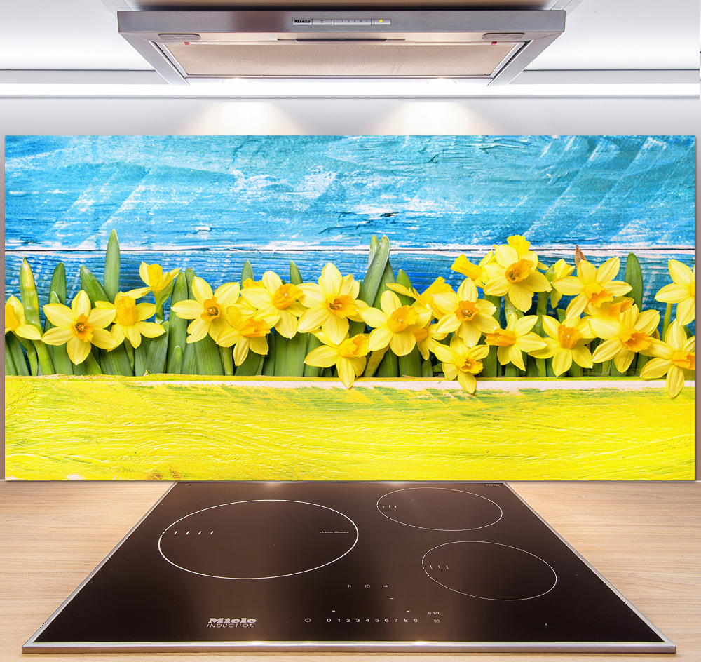 Cooker splashback Daffodil