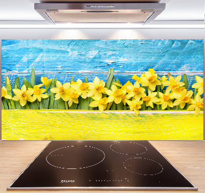 Cooker splashback Daffodil